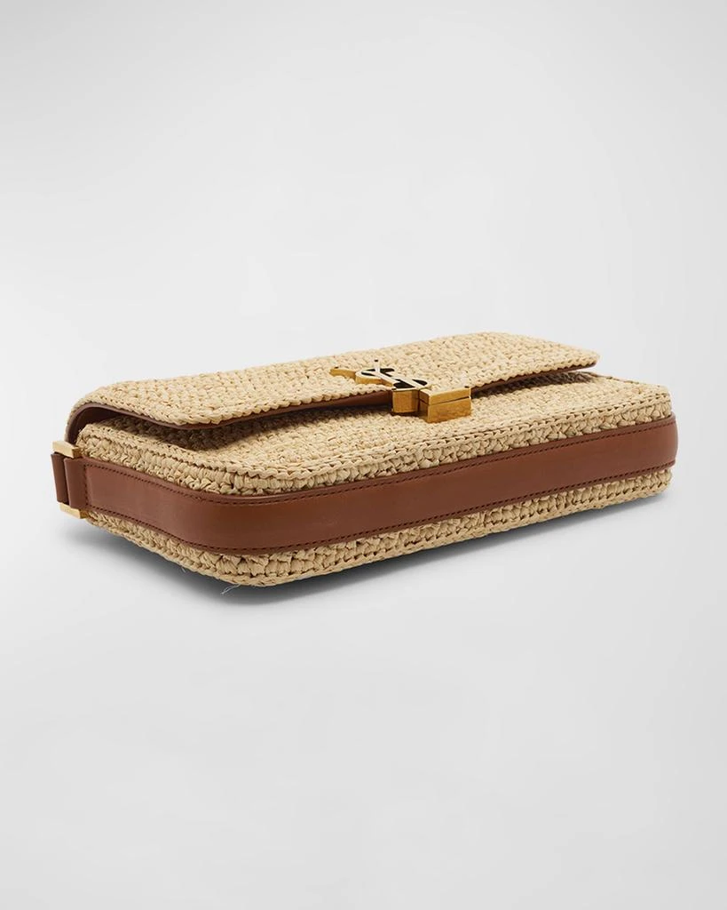 Yves Saint Laurent Solferino Medium YSL Crossbody Bag in Raffia 7