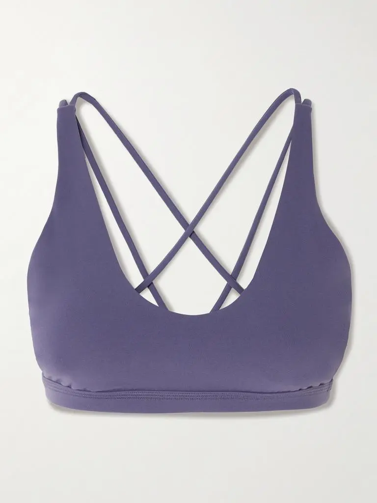 Lululemon Yoga Full Freedom Strappy V-neck Nulu™ Sports Bra - Dark purple - US10