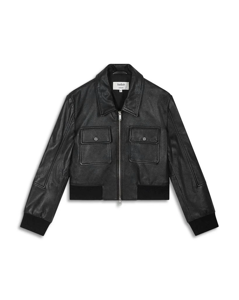 ba&sh Utica Leather Jacket 7