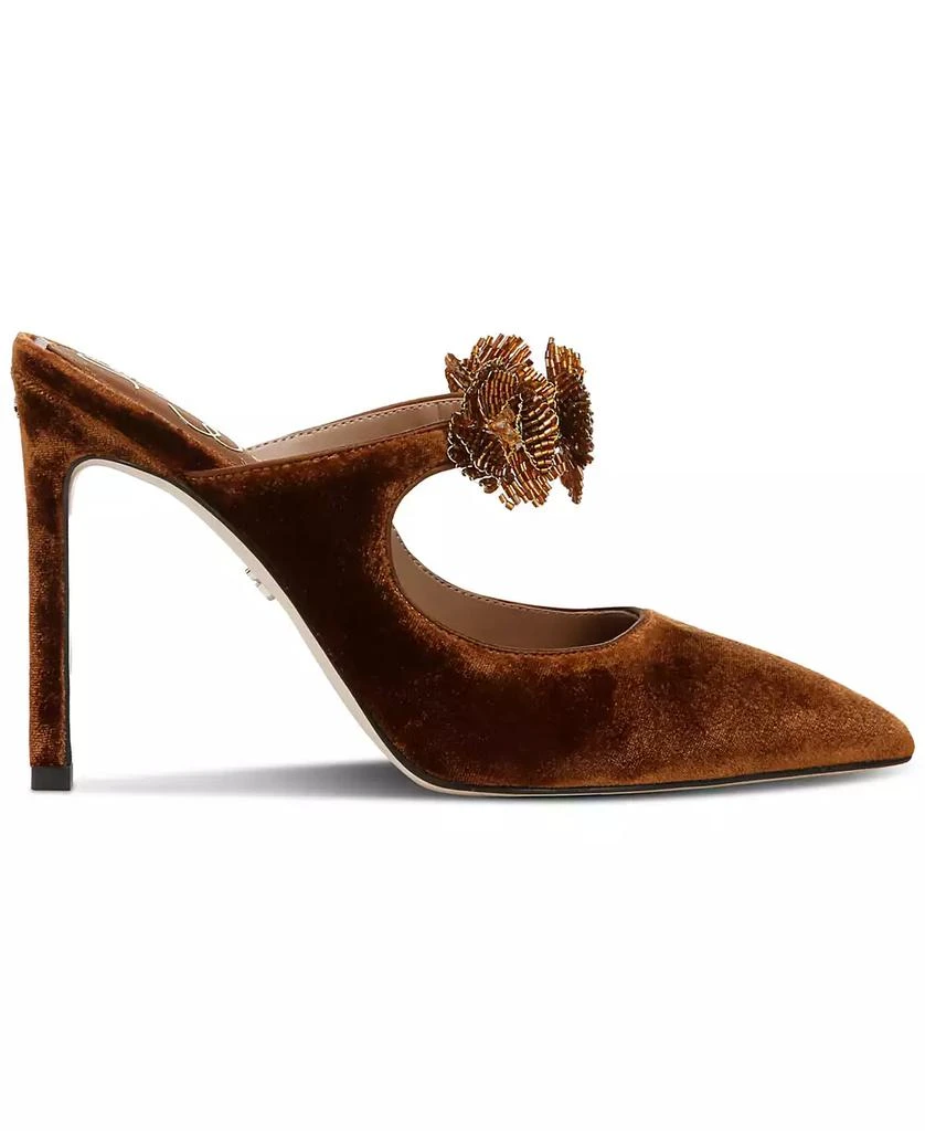 Sam Edelman Women's Amelie Floral Bead-Emblished Pumps 6
