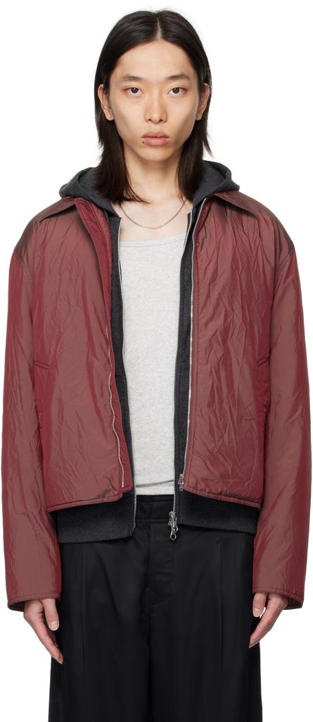 Veilance Burgundy Isogon MX Hoody Jacket - Jackets - Compare