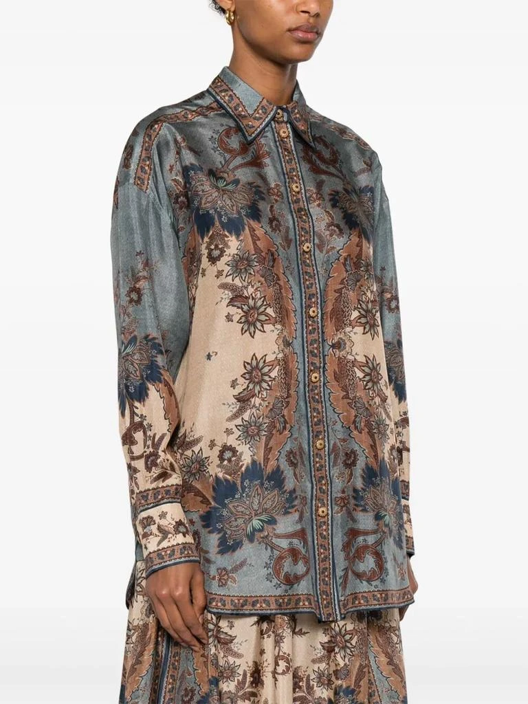 Zimmermann ASCENSION MANSTYLE SILK SHIRT 5