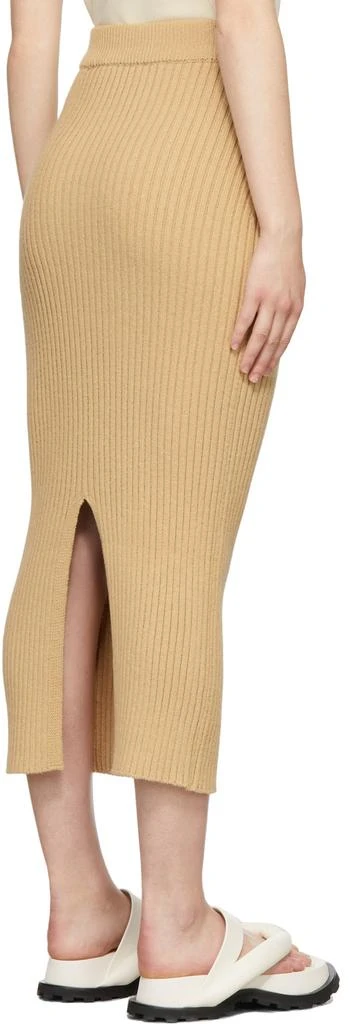 LVIR Beige Knit Long Skirt 3