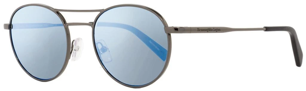 Zegna Ermenegildo Zegna Men's  Sunglasses EZ0089 08C Dark Gunmetal/Black 50mm 1
