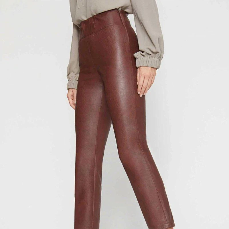 Brochu Walker Juniper Stretch Crop Pant In Brick 2