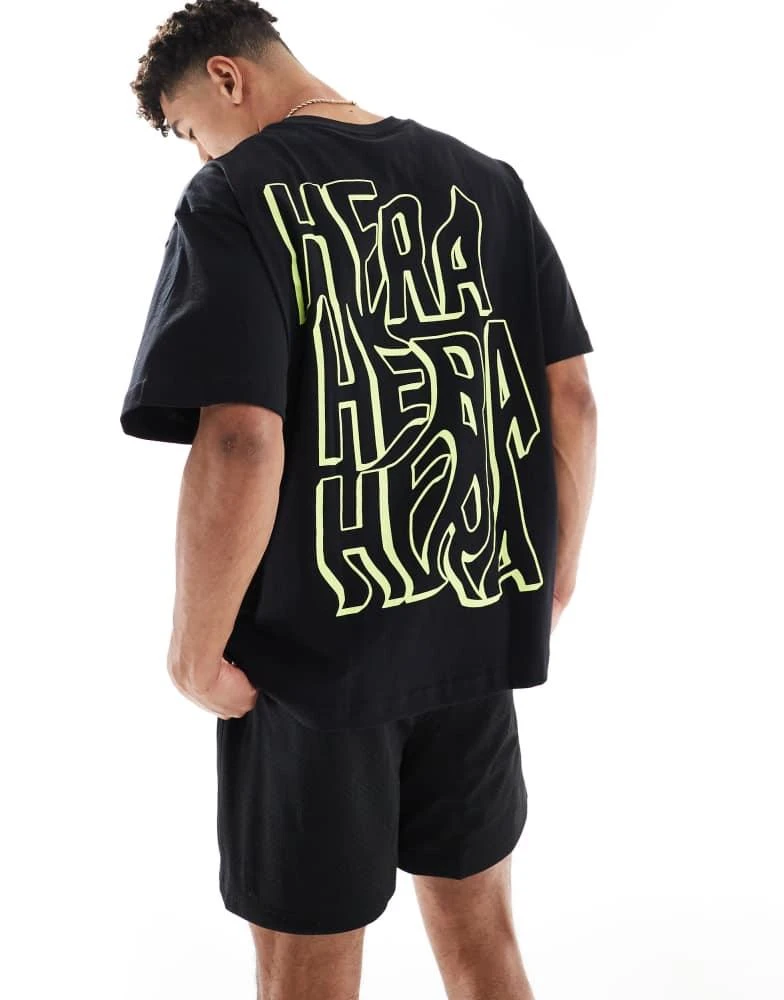 HERA Hera Mens grafitti t-shirt in black 4