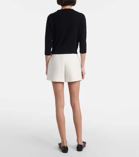 Valentino Bow-detail virgin wool cardigan 3