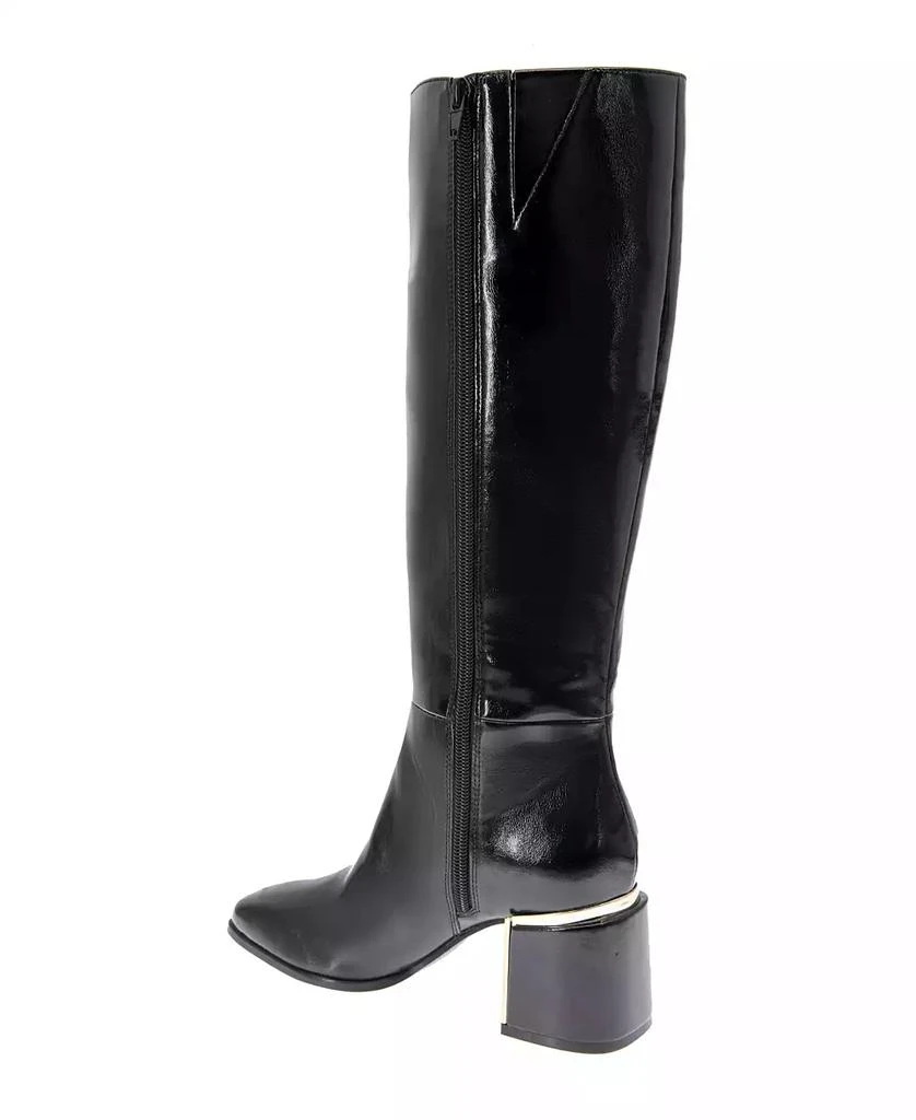 BCBG Women's Seena Block Heel Square Toe Tall Boots 6