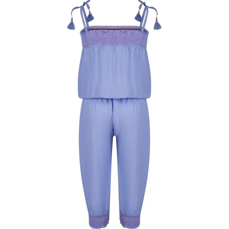 Sunuva Girls blue jumpsuit with tassels 2