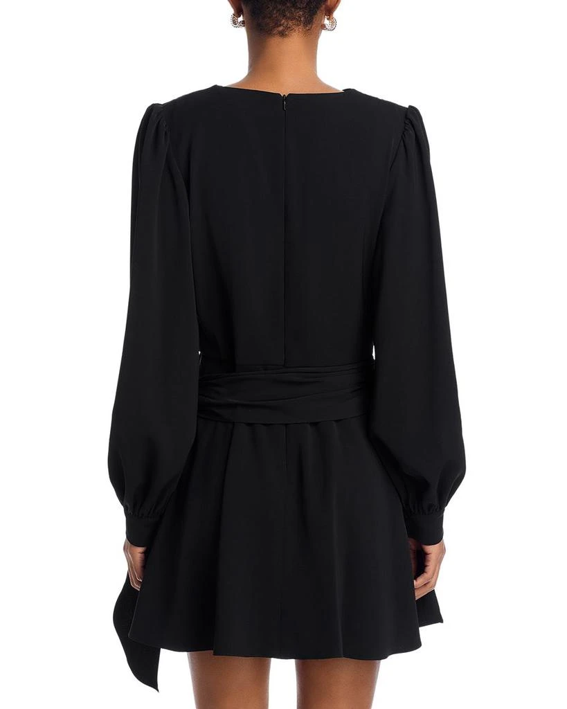 Black Halo Russel Draped Dress 4