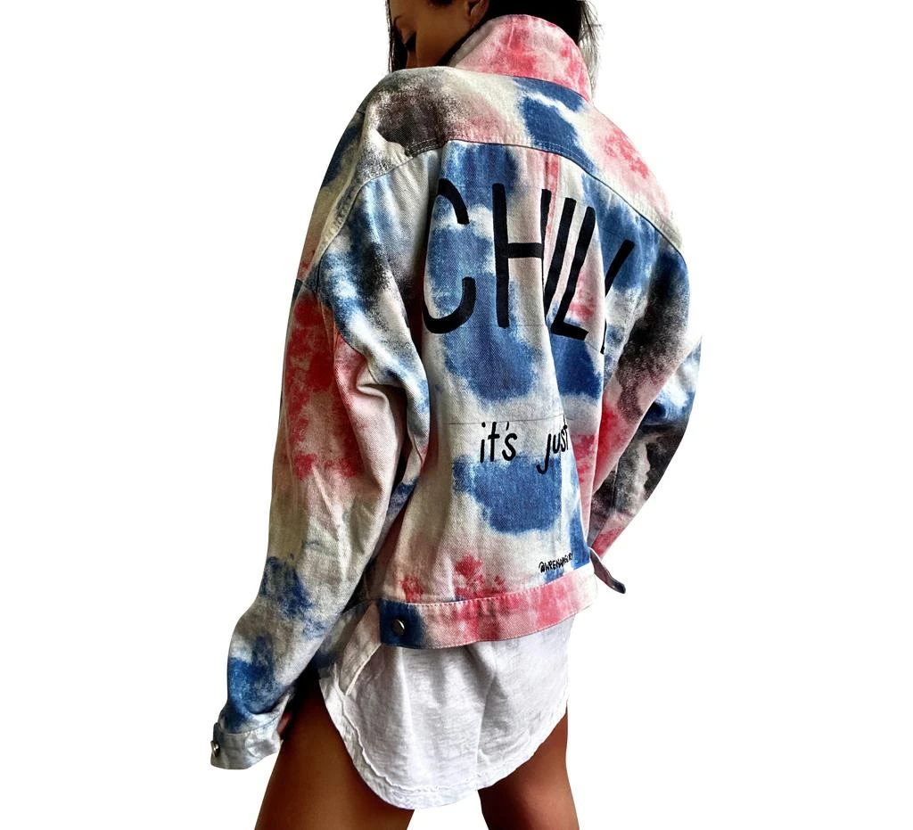 Wren + Glory 'CHAOS AND CHILL' DENIM JACKET 4