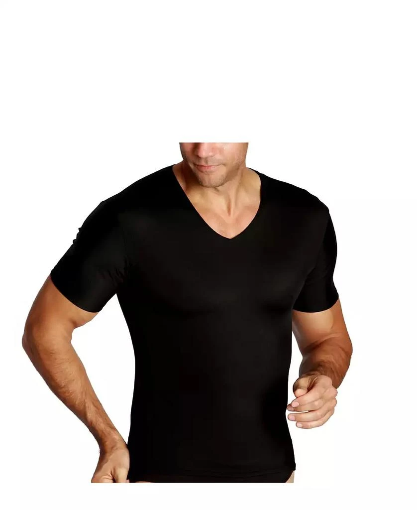 Instaslim Insta Slim Men's Compression Short Sleeve V-Neck T-Shirt 4