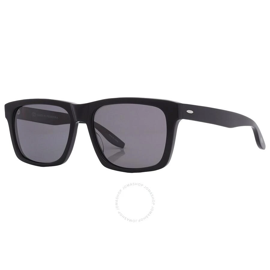 Barton Perreira Walker Polarized Smoke Square Men's Sunglasses BP40024I 01D 57 3