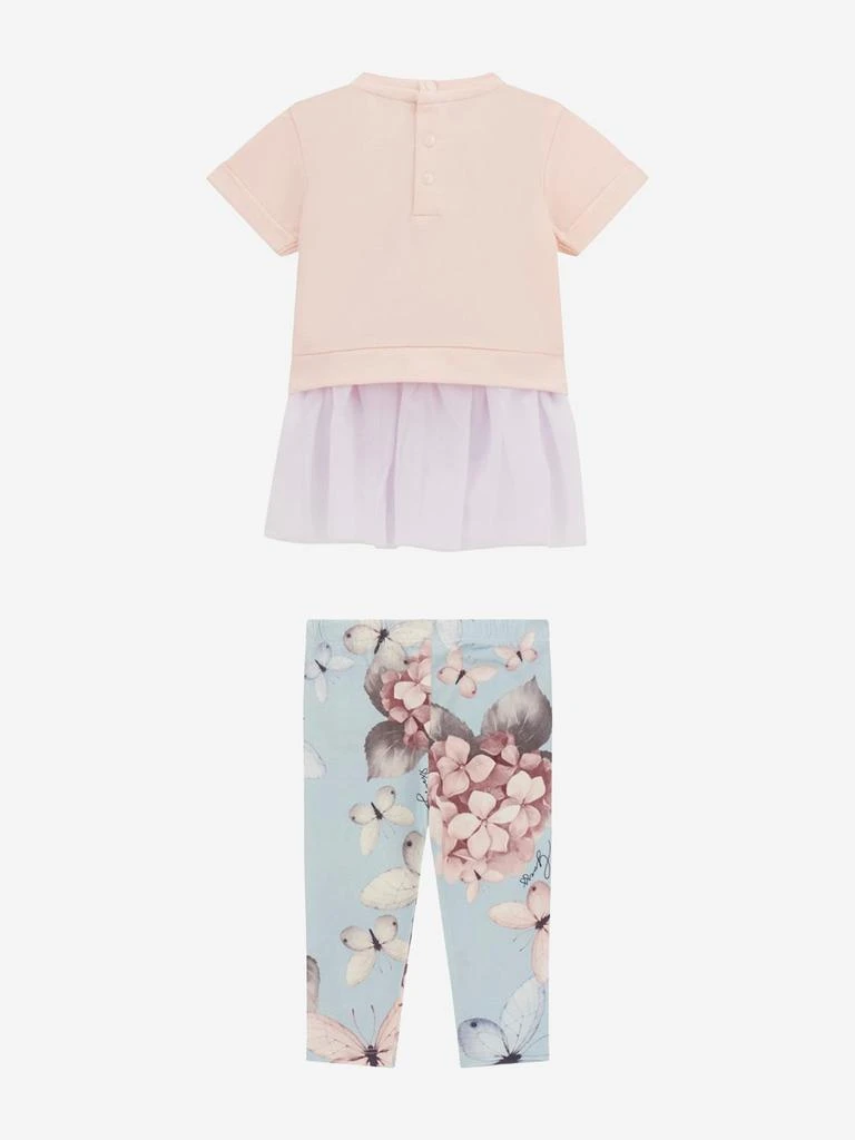 GUESS Baby Girls Legging Set in Pink 2