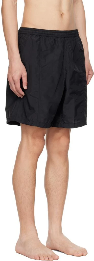 AMI Paris Black Ami de Cœur Swim Shorts 2