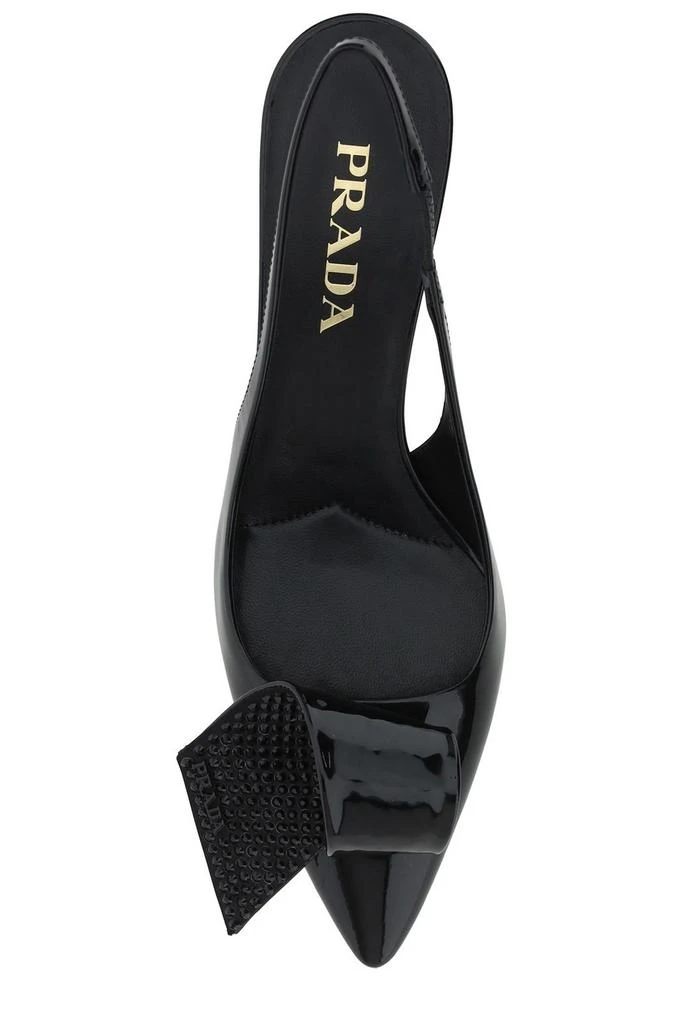 Prada Prada Embellished Slingback Pumps 4