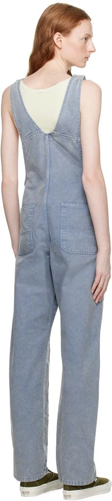 Carhartt WIP Blue Bib Double Knee Overalls 3