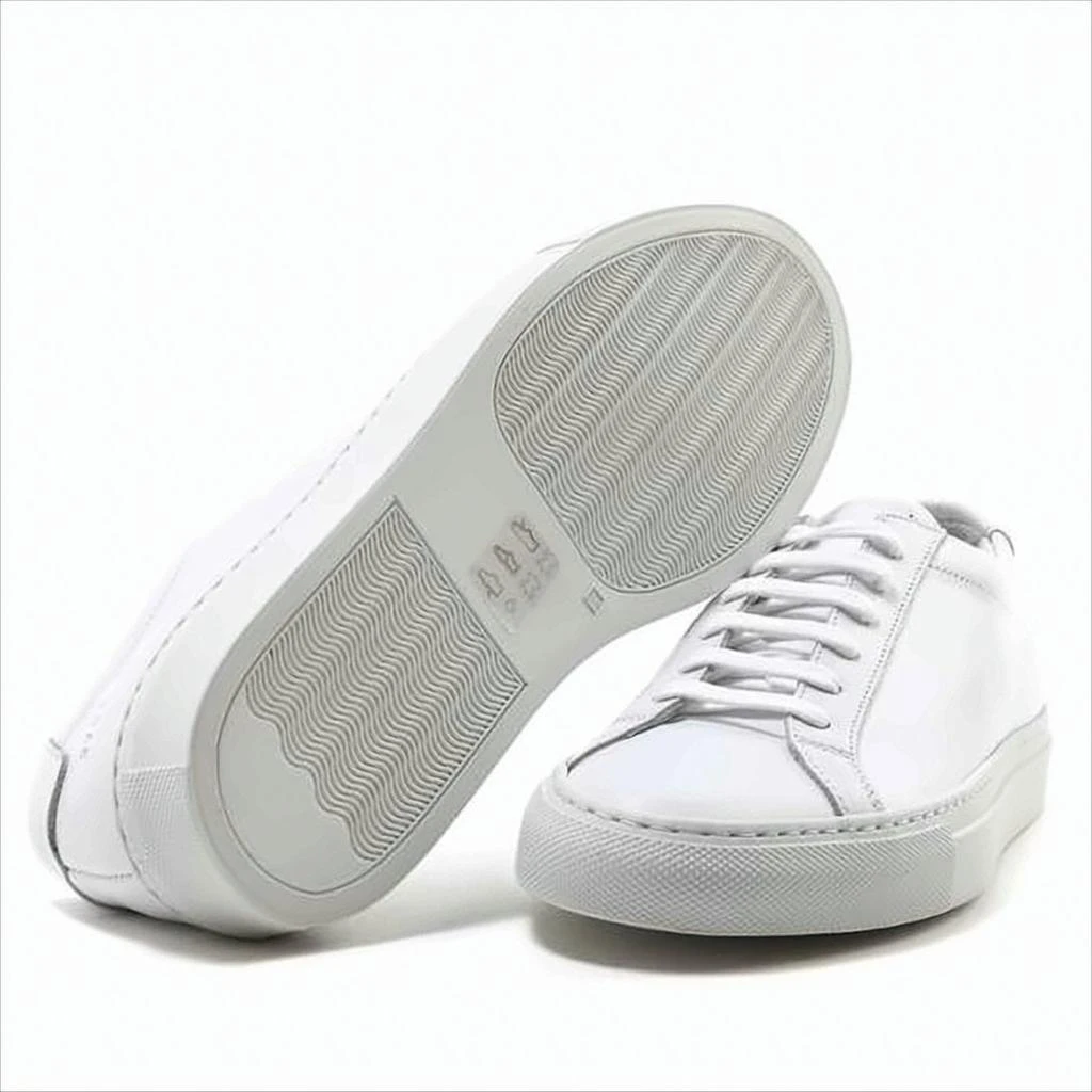 Common Projects White Cowhide Sneakers with Minimalist Design 6