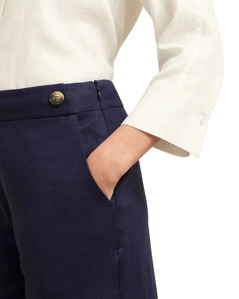HOBBS LONDON Josephine Linen Wide Leg Pants 6