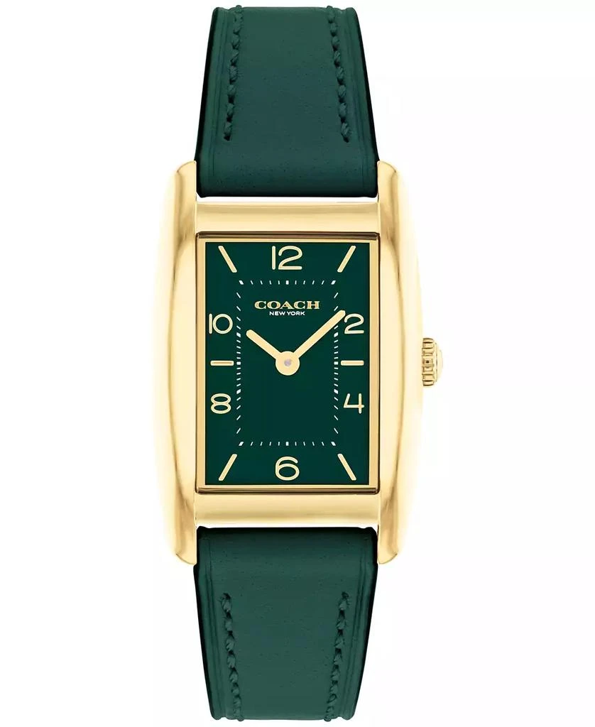 Coach Women's Reese Green Leather Watch 24mm 1