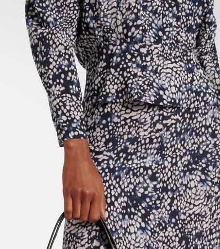 Isabel Marant Zarga printed silk-blend blouse 5