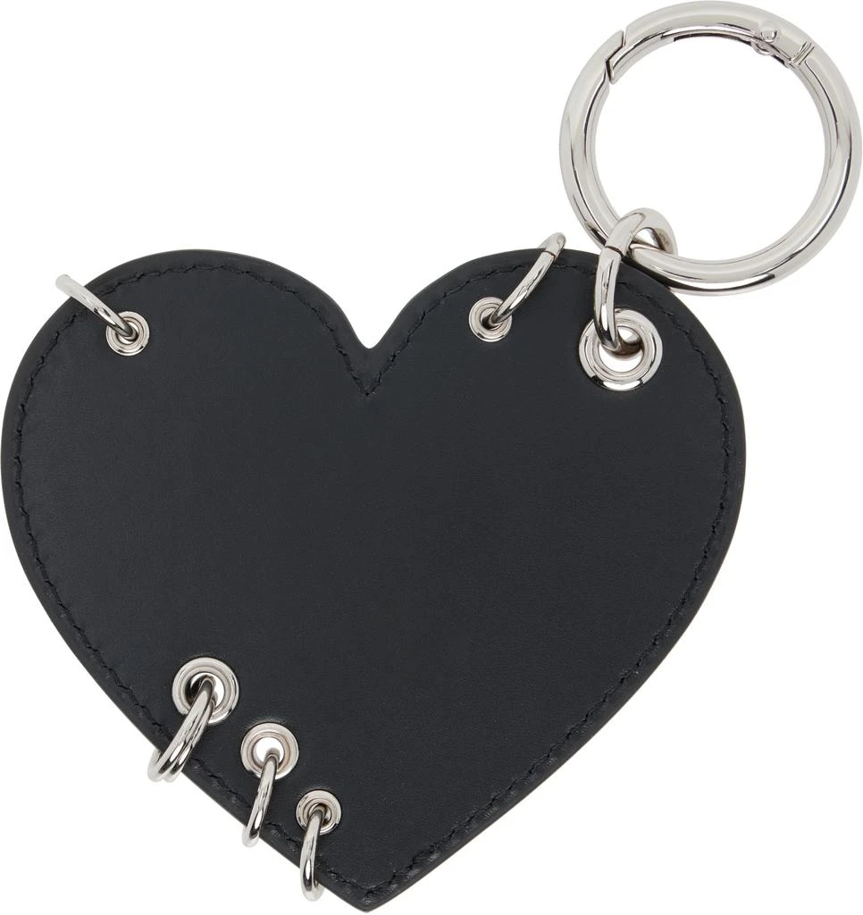 Justine Clenquet Black Heart Keychain 2