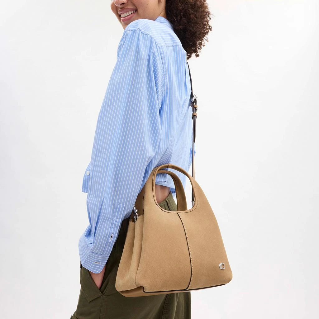 undefined Coach Lana 23 Polished Pebbled Leather Shoulder Bag 2