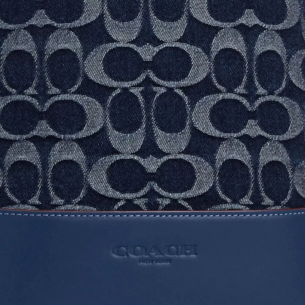 Coach Dominic Sling Pack In Signature Denim 6