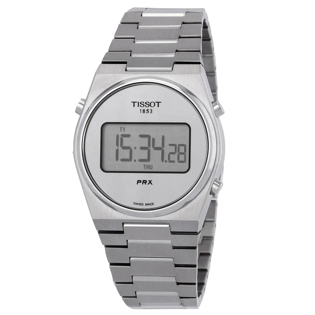 Tissot PRX Digital Quartz Silver Dial Watch T1372631103000