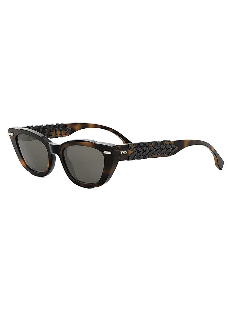 Fendi Fendi Interlace 49MM Cat-Eye Sunglasses - Accessories  display picture 3