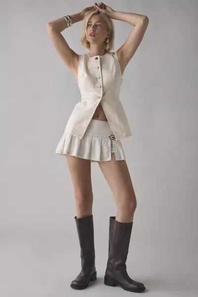 BDG BDG Blanche Longline Denim Vest Top
