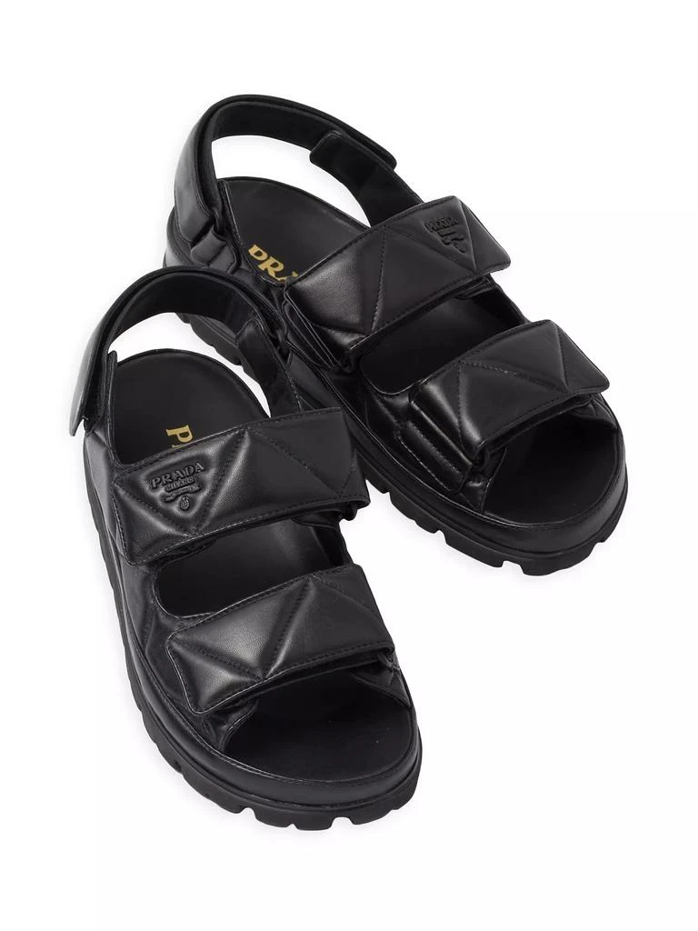 Prada Padded Nappa Leather Sandals 3