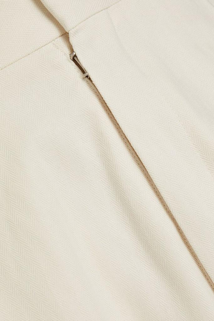 MAISON MARGIELA Herringbone cotton-tweed tapered pants