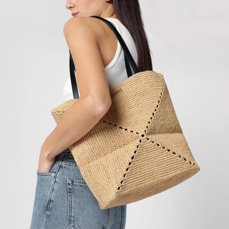 Loewe Natural Raffia Puzzle Fold Tote Bag 3