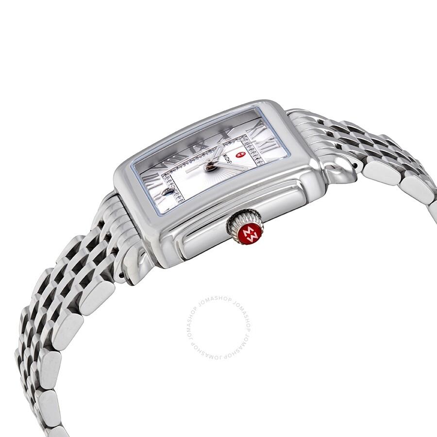 Michele Deco Quartz White Dial Ladies Watch MWW06G000012