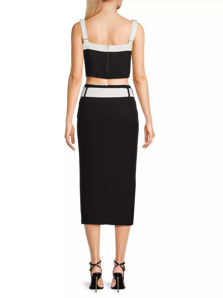 Black Halo Katriona Belted 2-Piece Skirt Set 5