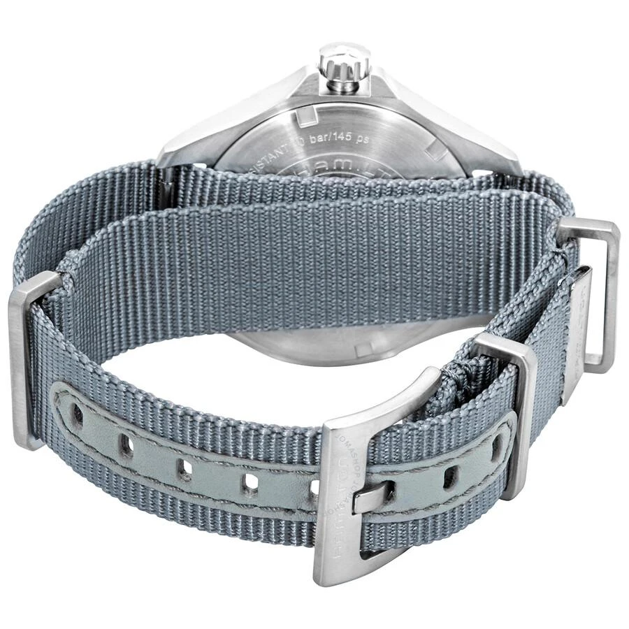 Hamilton Khaki Navy Scuba Quartz Grey Dial Men's Watch H82211981 3