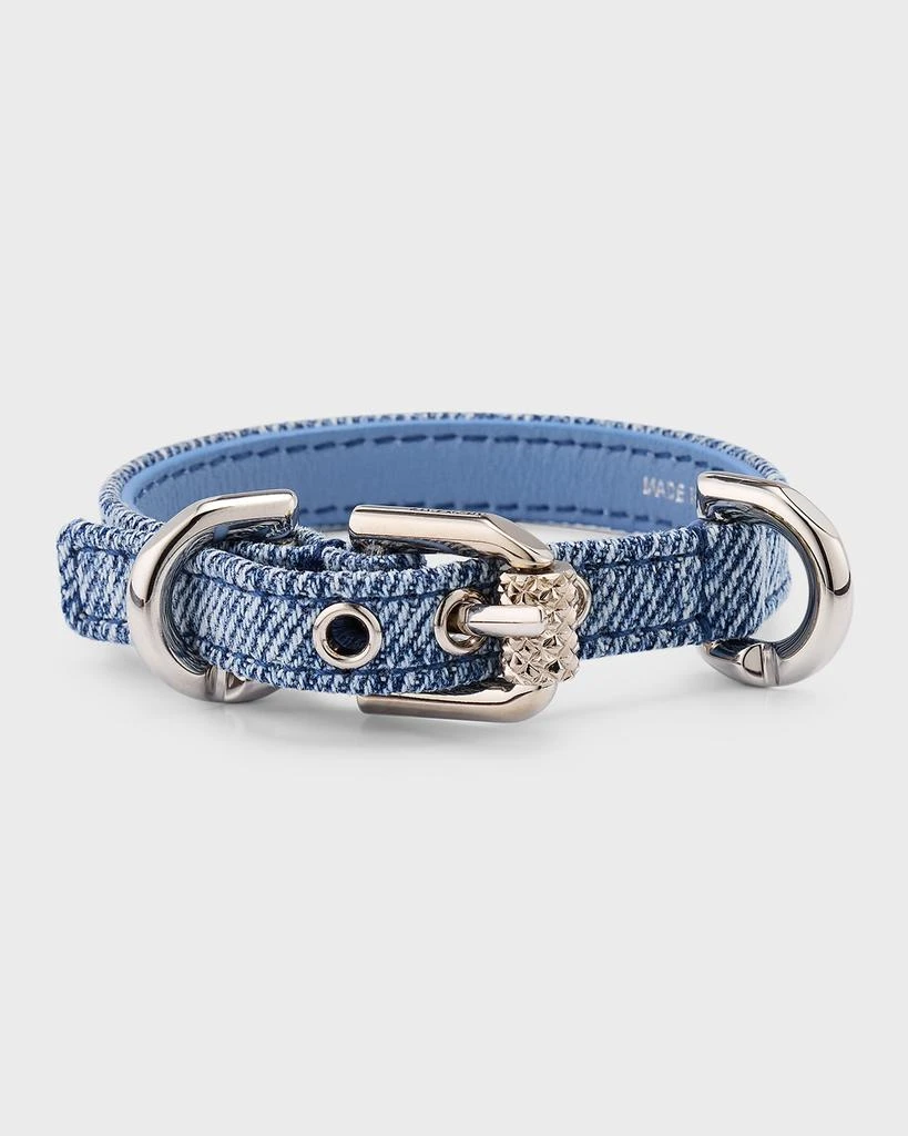 Givenchy Voyou Denim Silver Bracelet