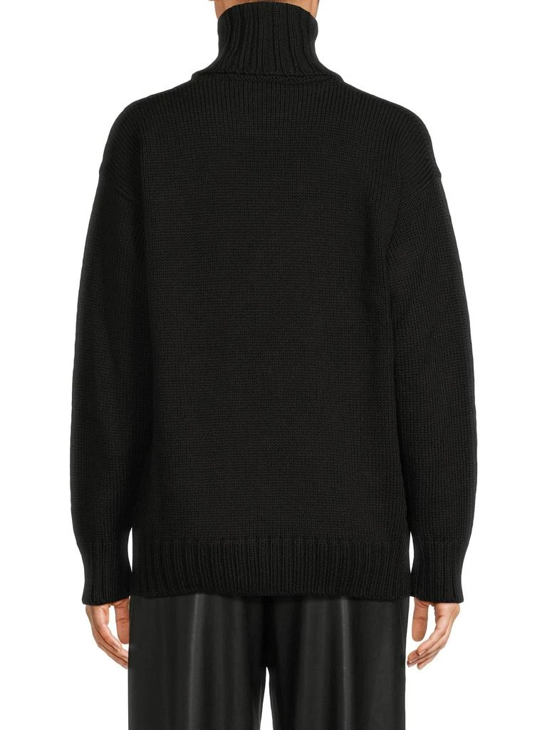 Dolce 
Gabbana ​Floral-Appliqué Wool-Cashmere Turtleneck Sweater 2