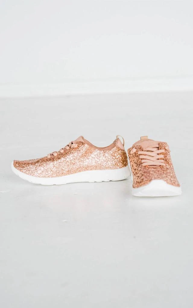 Not Rated Women's Mayo Glitter Sneaker 4