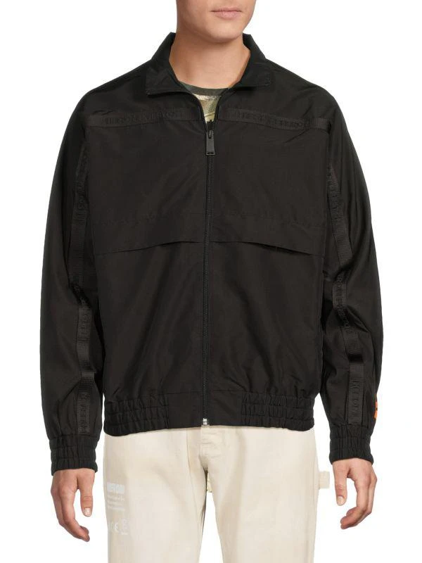 Heron Preston Ex Ray Logo Tape Windbreaker Jacket 1
