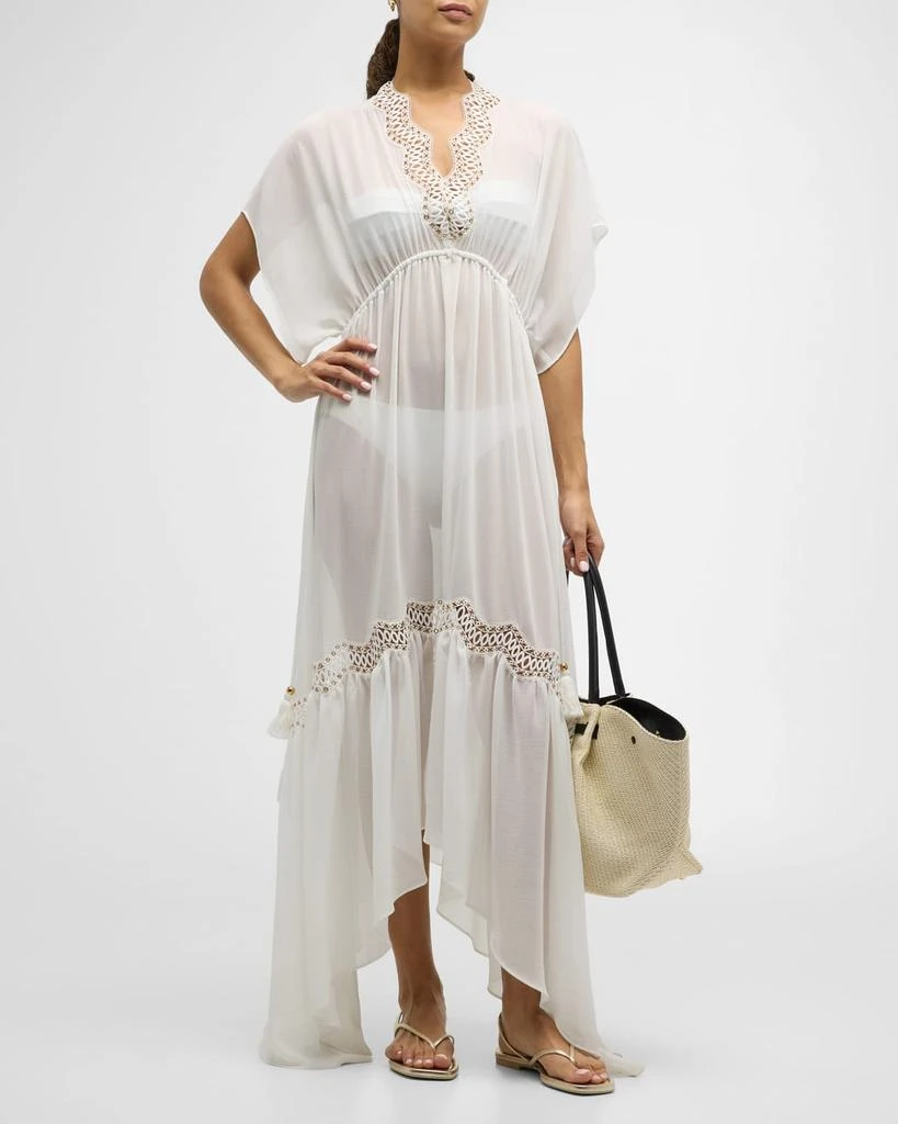 Ramy Brook Opal Semi-Sheer Maxi Dress 1