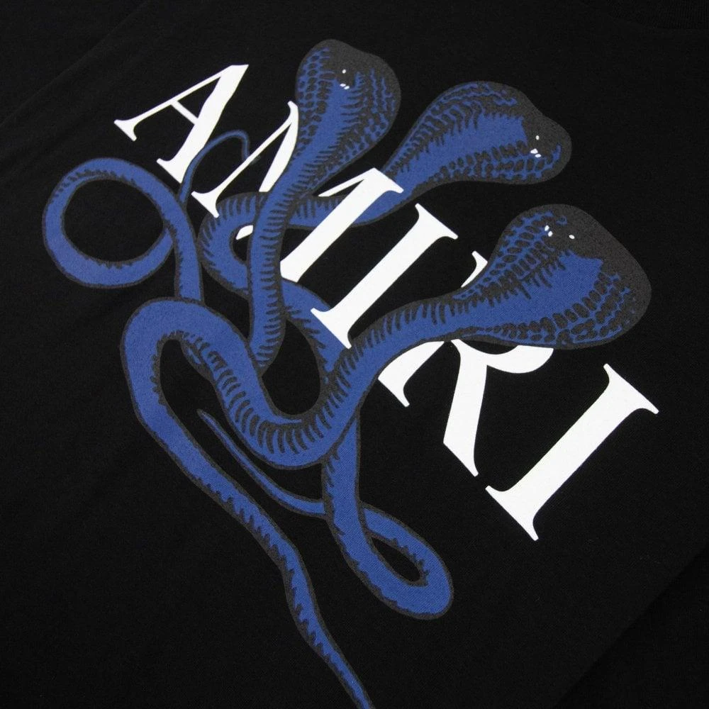 AMIRI Glitter Snake Logo Tee 2