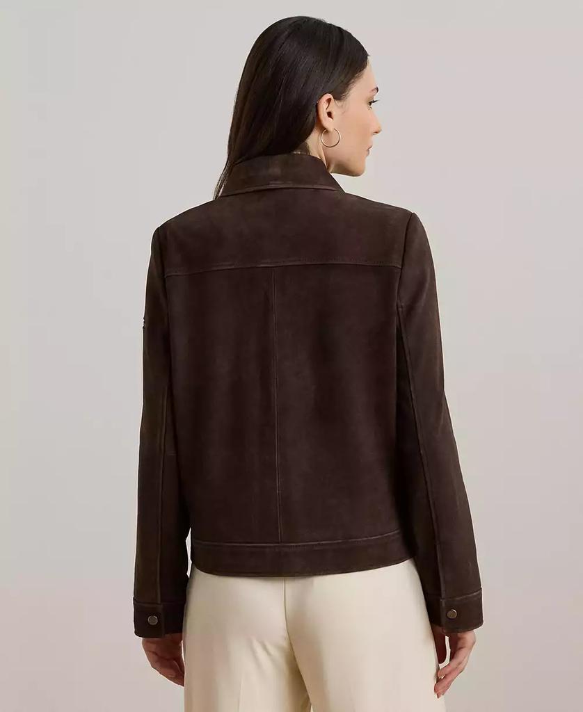 Ralph Lauren Women's Buttoned Suede Jacket