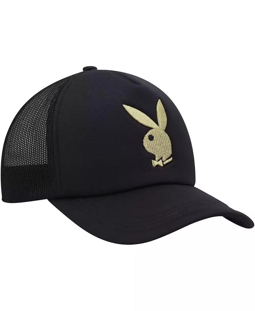 Playboy Men's Black Foam Trucker Snapback Hat 4