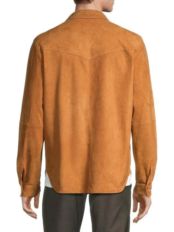 Canali Ultrasoft Suede Overshirt 2