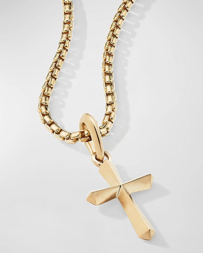 David Yurman Men
s Roman Cross Pendant in 18K Gold, 19mm 4