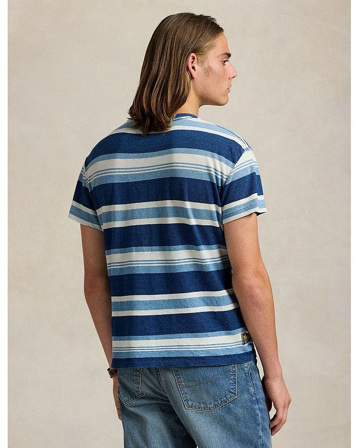 Polo Ralph Lauren Classic Fit Striped Cotton Linen Tee 3