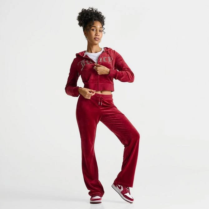 Juicy Couture Women's Juicy Couture Bling Front Hoodie 3