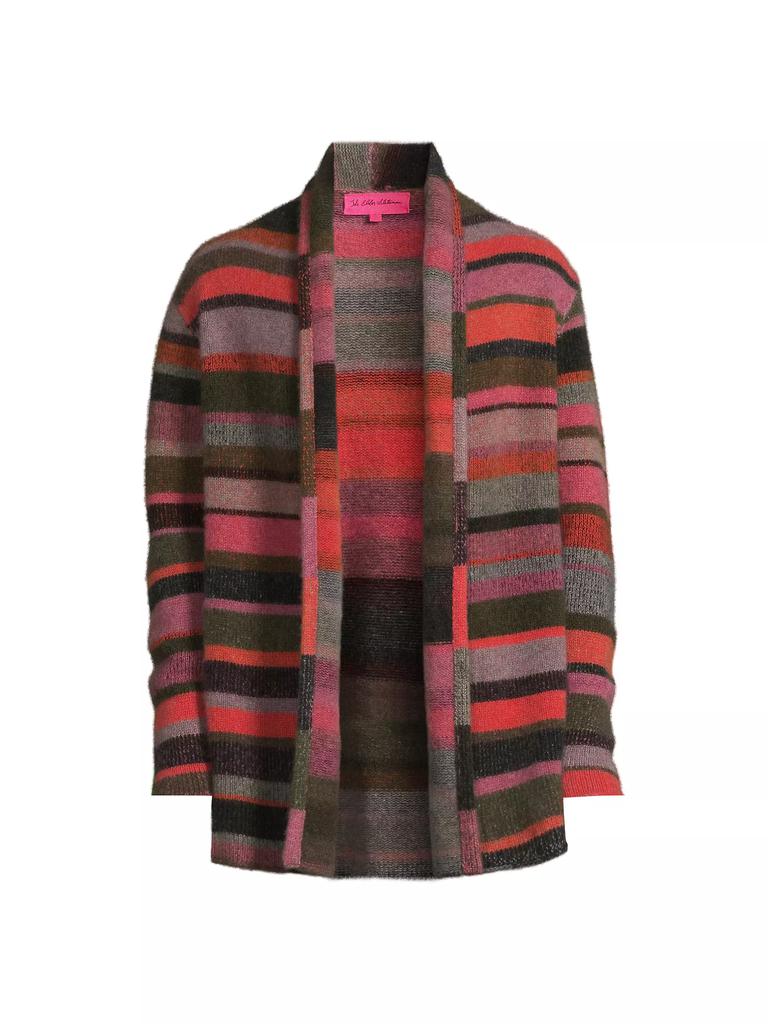 The Elder Statesman Striped Cashmere Smoking Jacket